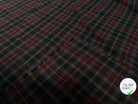 FLANELLE 100% COTON À CARREAUX ROUGE BLEU NUIT JAUNE GRIS - My Little Coupon