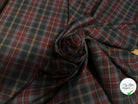 FLANELLE 100% COTON À CARREAUX ROUGE BLEU NUIT JAUNE GRIS - My Little Coupon