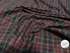 FLANELLE 100% COTON À CARREAUX ROUGE BLEU NUIT JAUNE GRIS - My Little Coupon