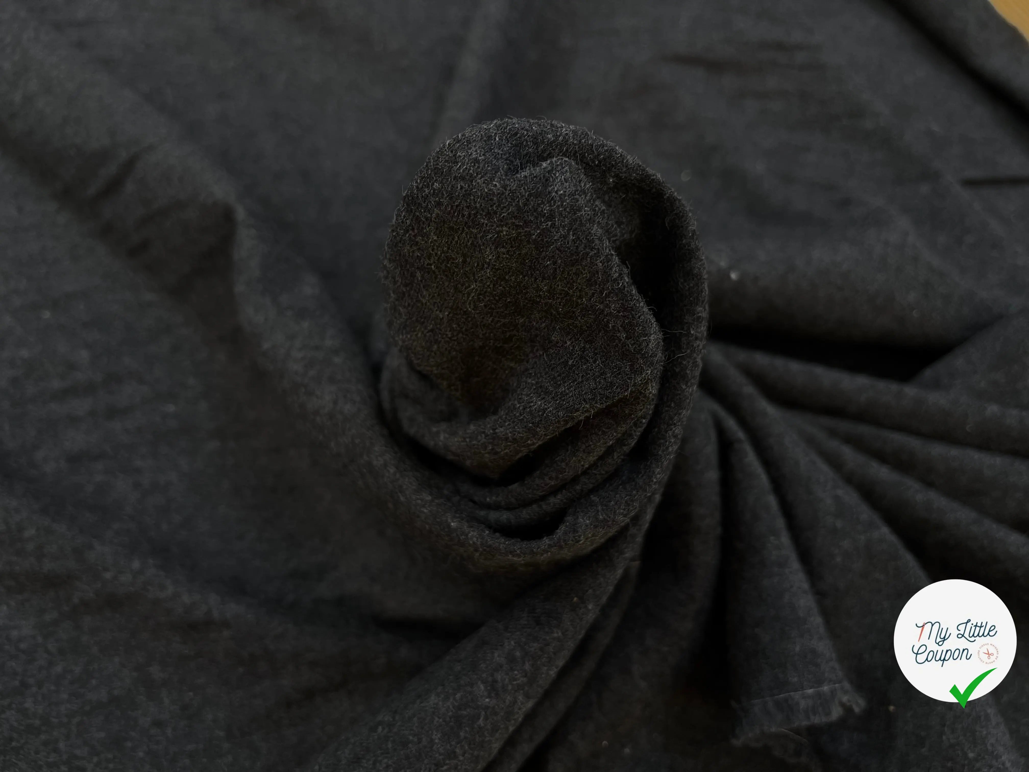 FLANELLE DE COTON GRISE - My Little Coupon