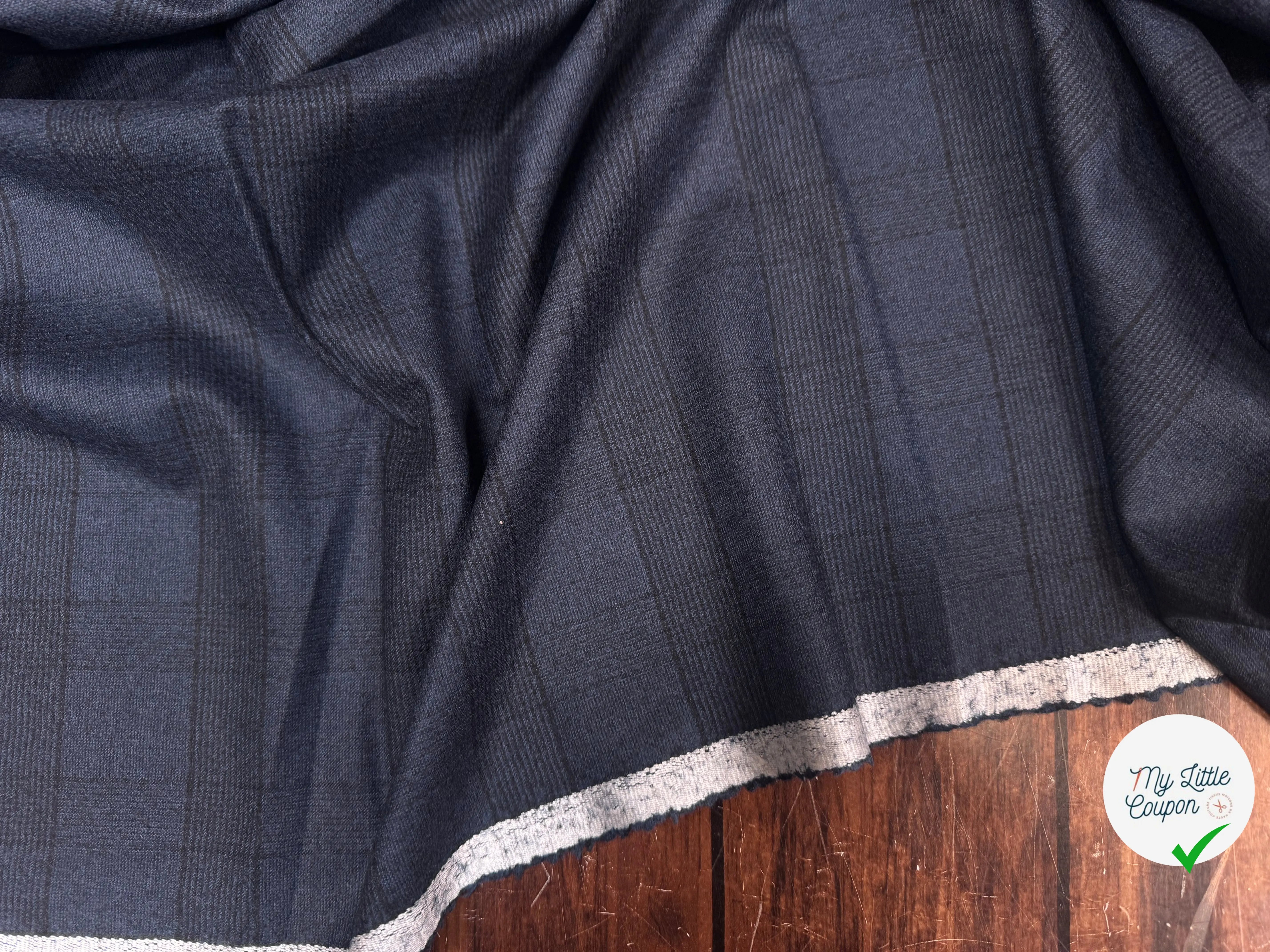 FLANELLE DE LAINE VITALE BARBERIS CANONICO PRINCE DE GALLE - My Little Coupon