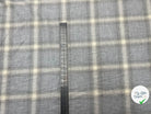 FLANELLETTE DE COTON CARREAUX GRIS PÂLE - My Little Coupon - tissu - coudre