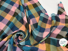 FLANELLETTE DE COTON CARREAUX MULTICOLORE - My Little Coupon - tissu - coudre