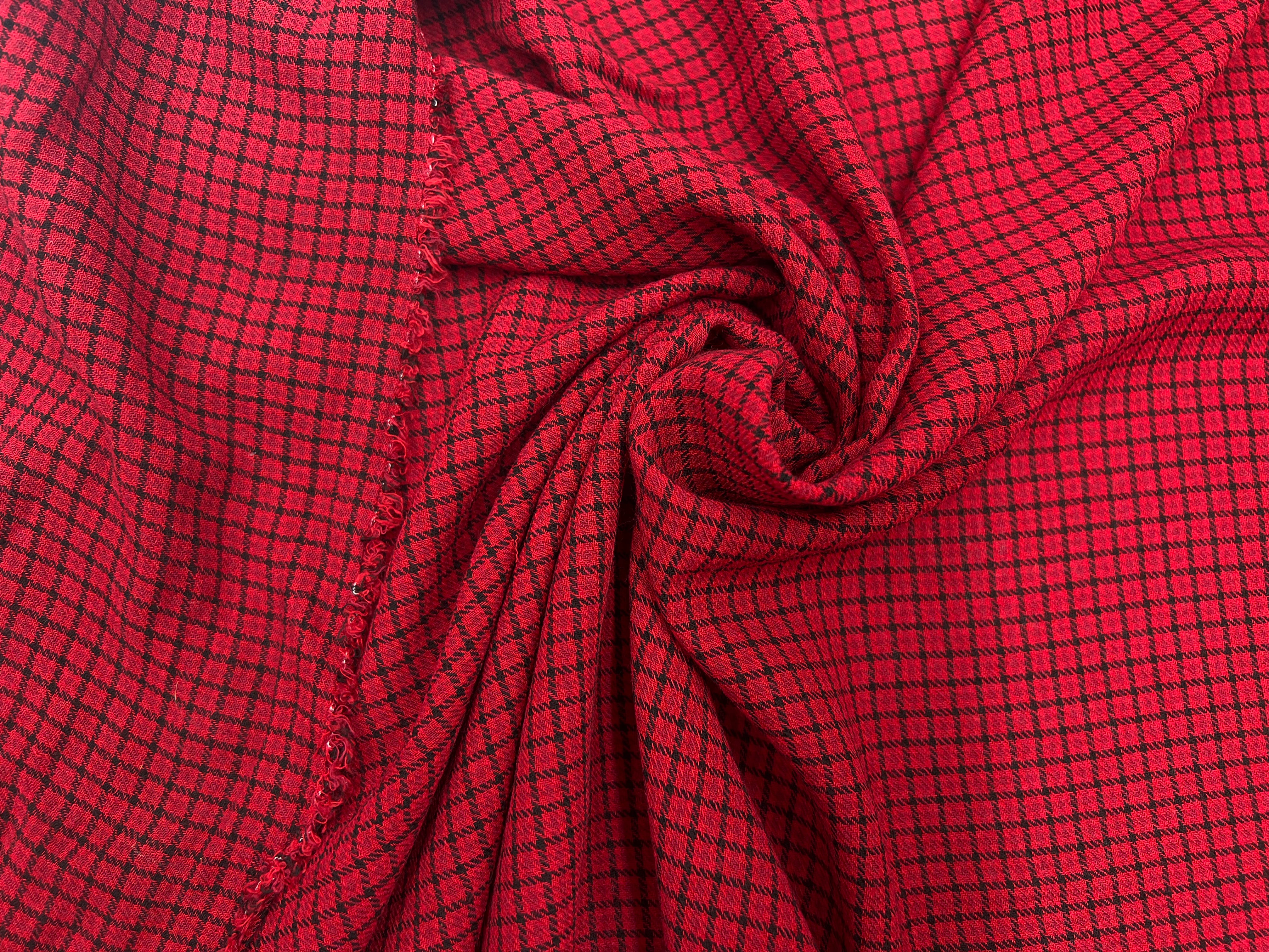 FLANELLETTE ÉCOSSAIS FOND ROUGE MSO
