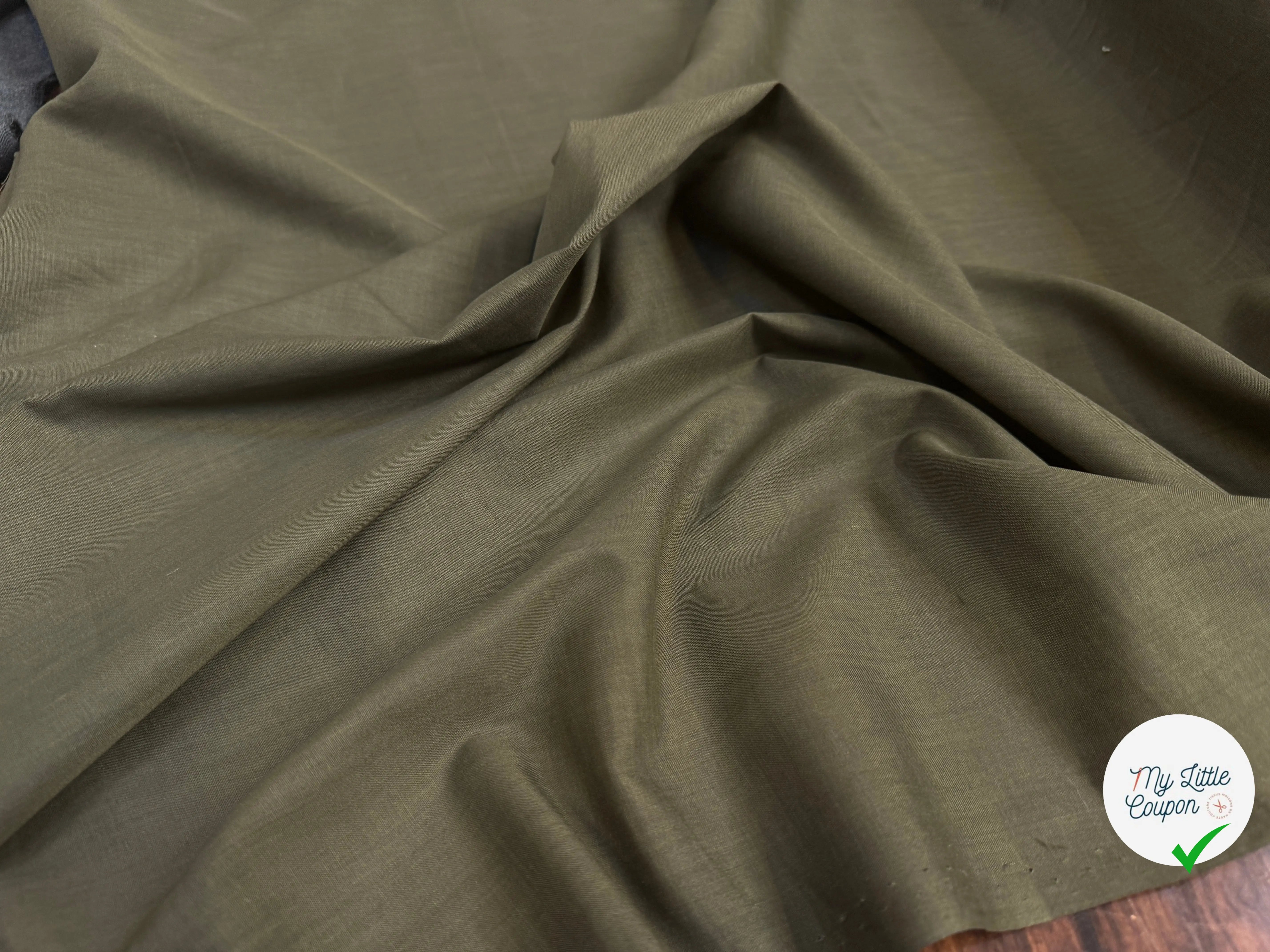 FOND DE POCHE KAKI VISCOSE - My Little Coupon