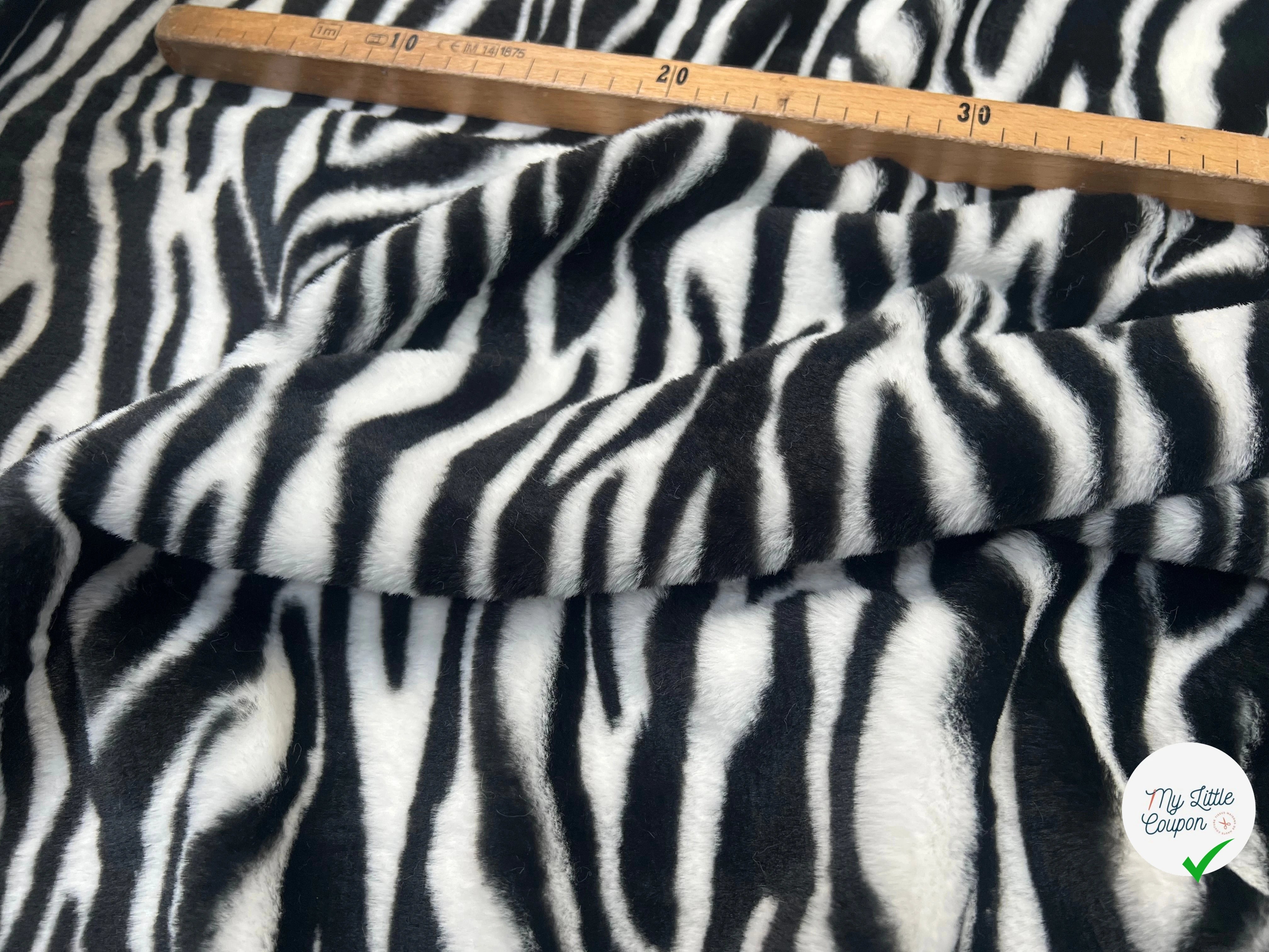 FOURRURE FUR ZEBRA BLACK - My Little Coupon