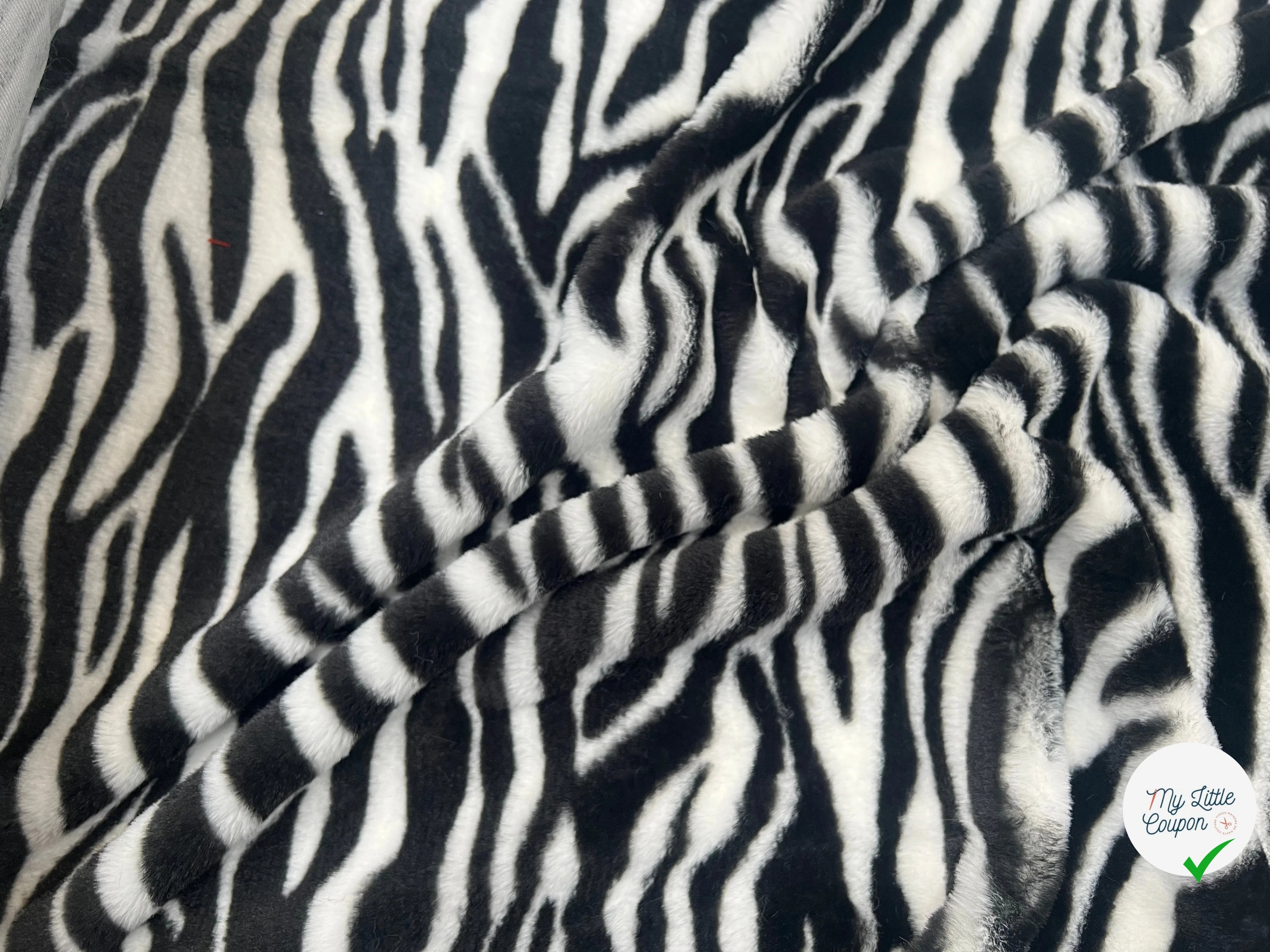 FOURRURE FUR ZEBRA BLACK - My Little Coupon