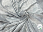 FOURRURE TOUTE DOUCE DOUBLE FACE SNOW BLEU CHINE OEKO TEX MADE IN FRANCE - My Little Coupon
