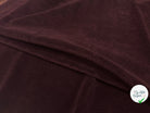 FUR WOOL LIE DE VIN BROWN - My Little Coupon