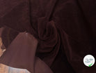 FUR WOOL LIE DE VIN BROWN - My Little Coupon