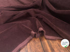 FUR WOOL LIE DE VIN BROWN - My Little Coupon