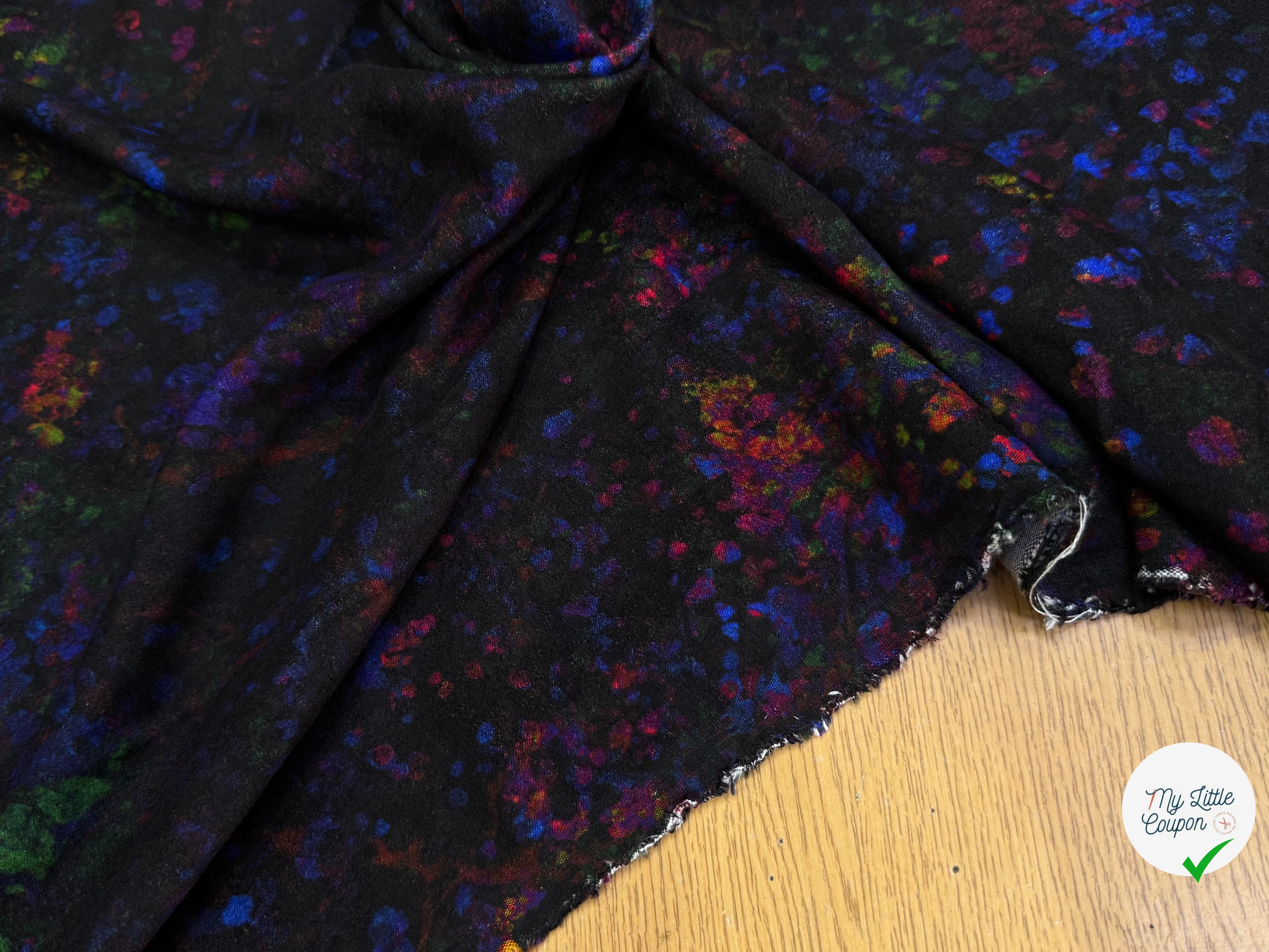 FUSION – VELOURS LISSE DE VISCOSE IMPRIMÉ - My Little Coupon