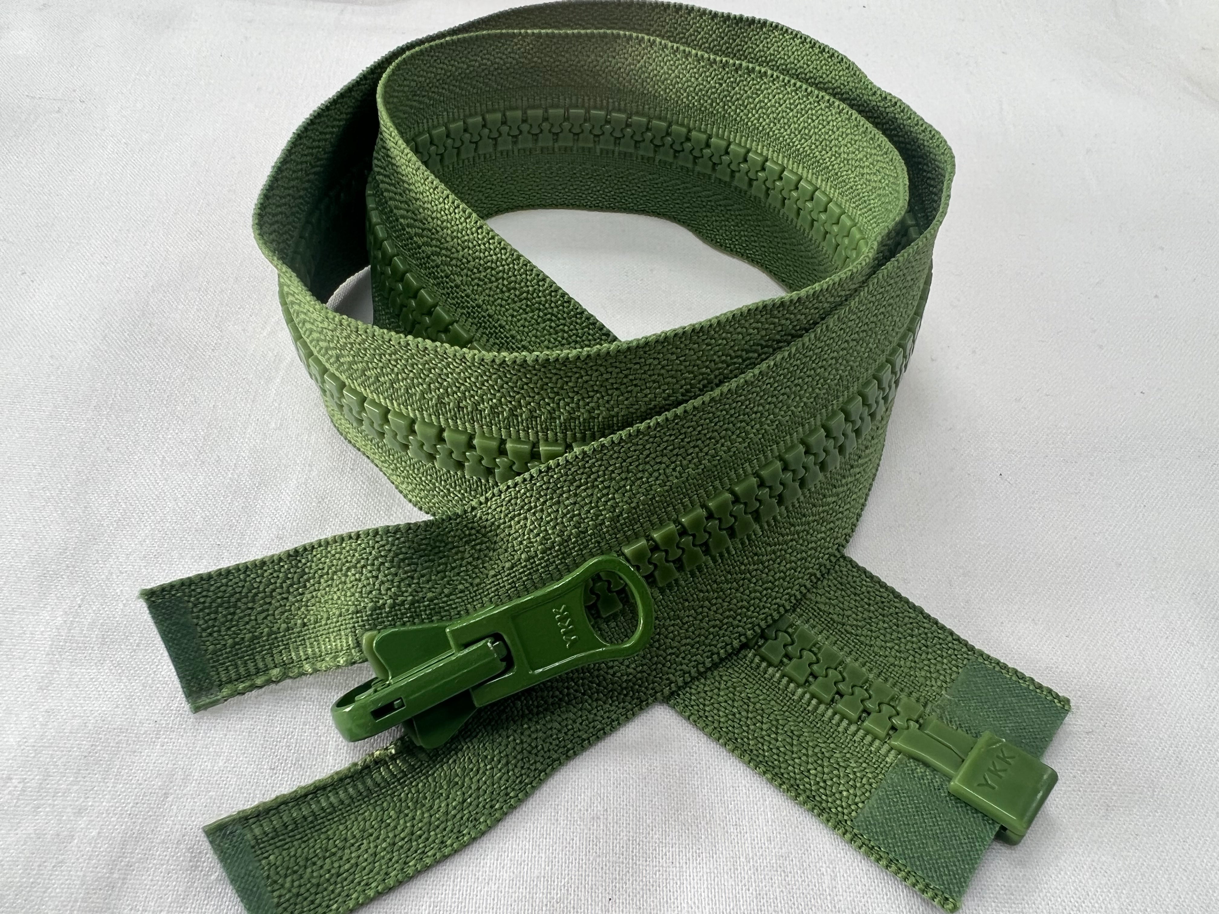 Fermeture séparable curseur réversible verte - My Little Coupon