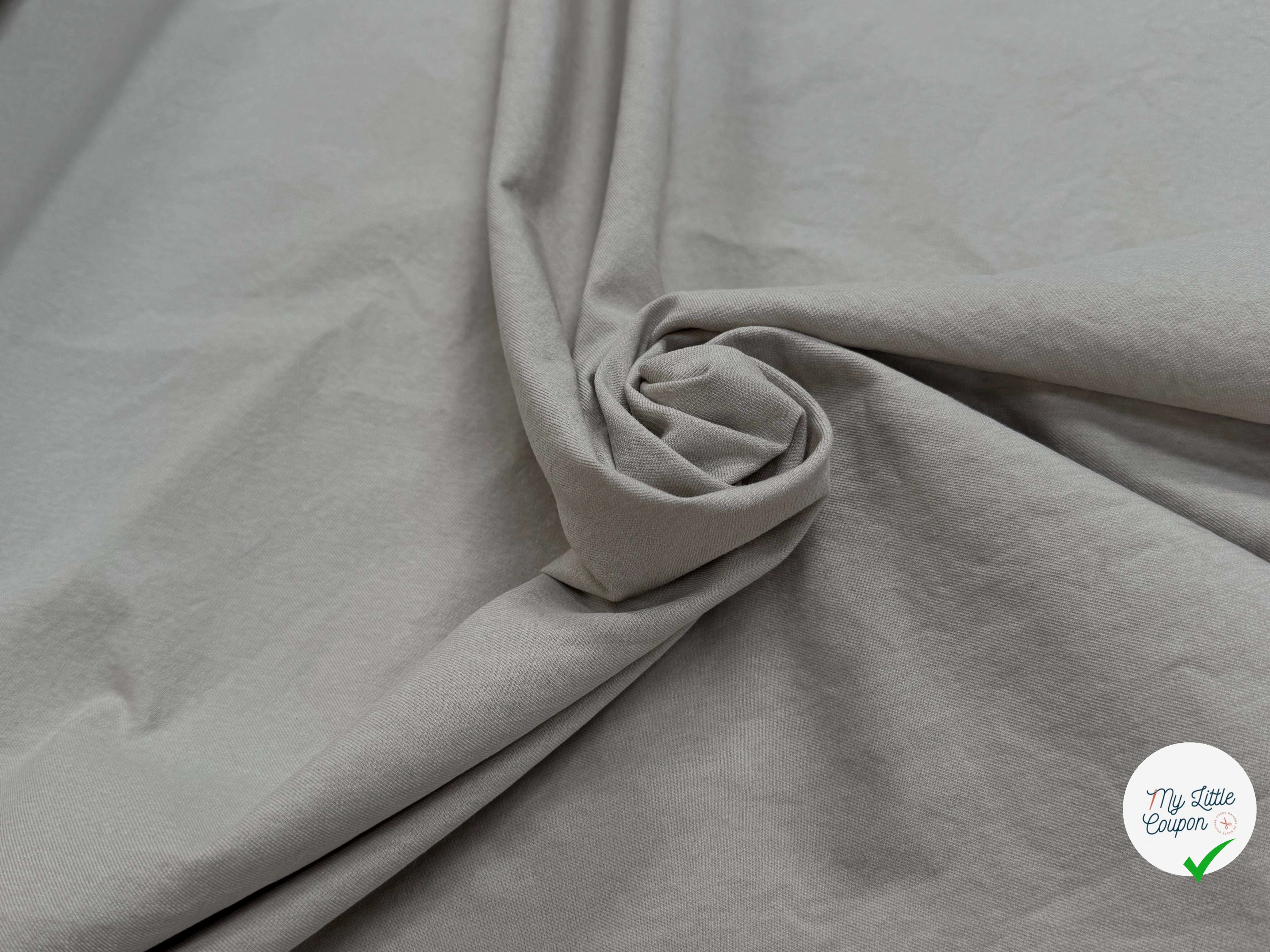 GABARDINE 100% COTON SABLÉE ESPRIT DENIM ULTRA BELLE BEIGE CLAIR - My Little Coupon