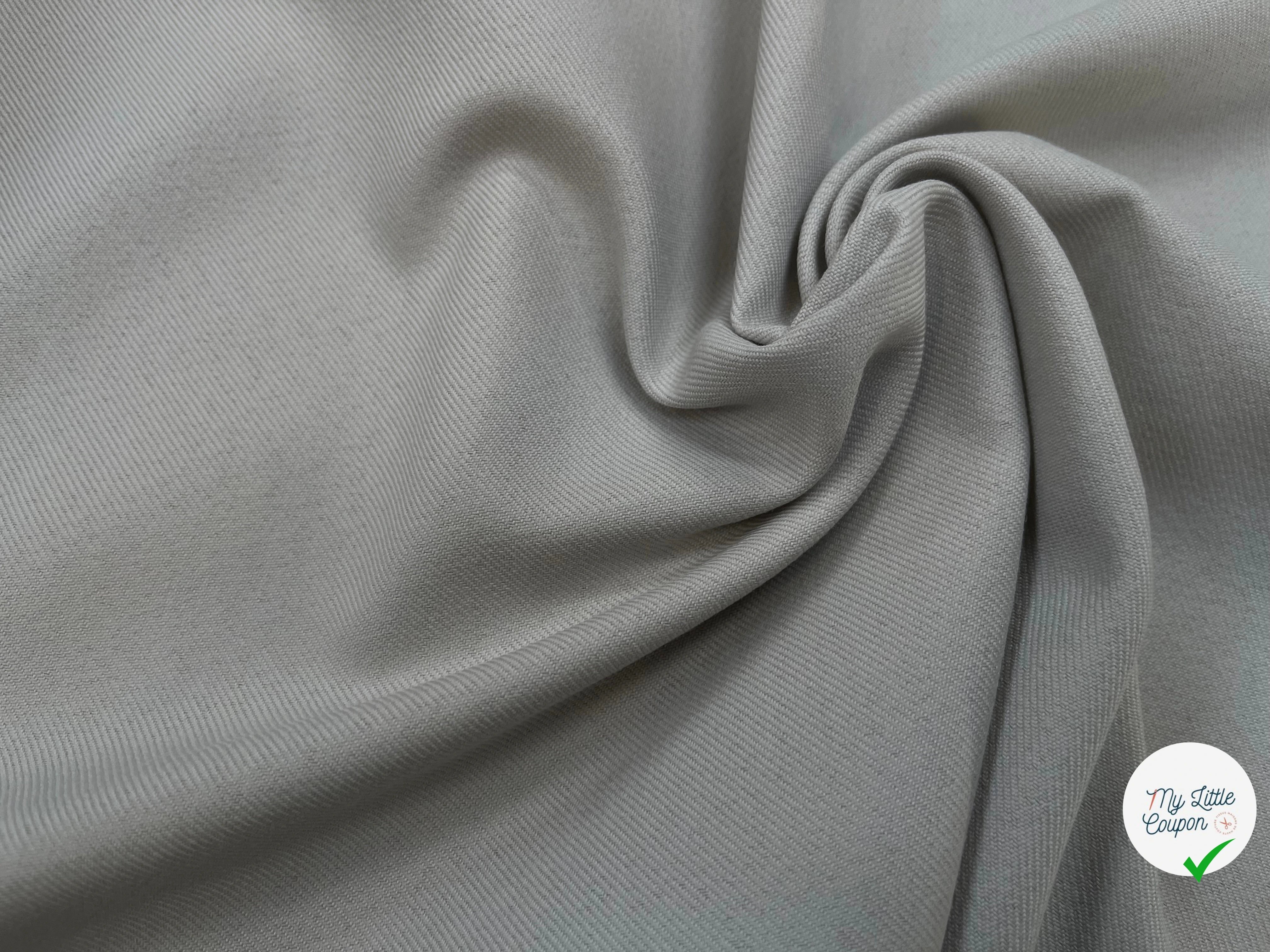 GABARDINE 41% LAINE VERGE SMOKE 150CM - My Little Coupon