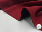 GABARDINE CONTRECOLLÉ REVERSIBLE NOIRE ET ROUGE - My Little Coupon - tissu - coudre
