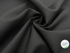 GABARDINE CONTRECOLLÉE NOIRE - My Little Coupon - tissu - coudre