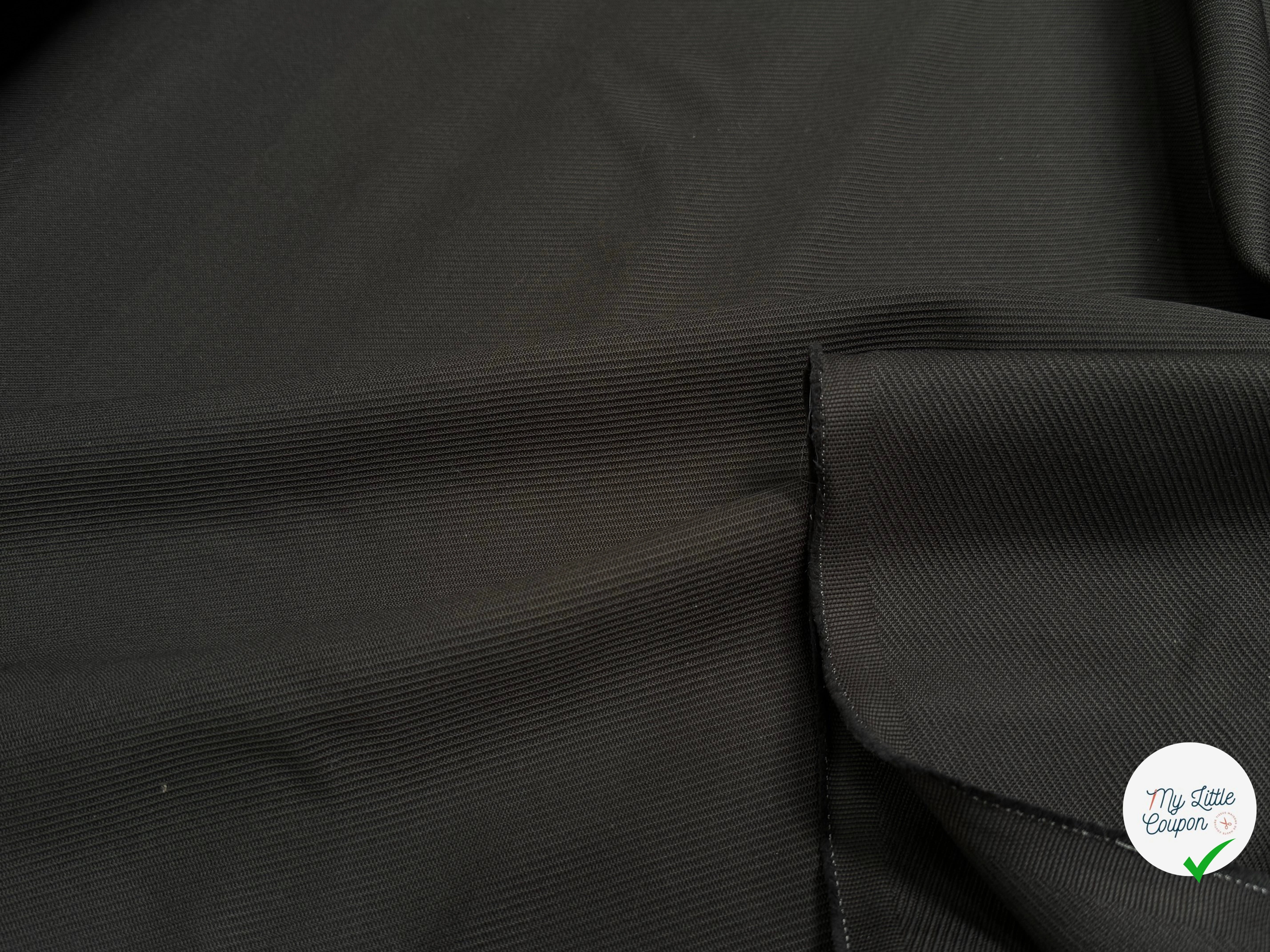 GABARDINE COTON KAKI STRIÉE - My Little Coupon