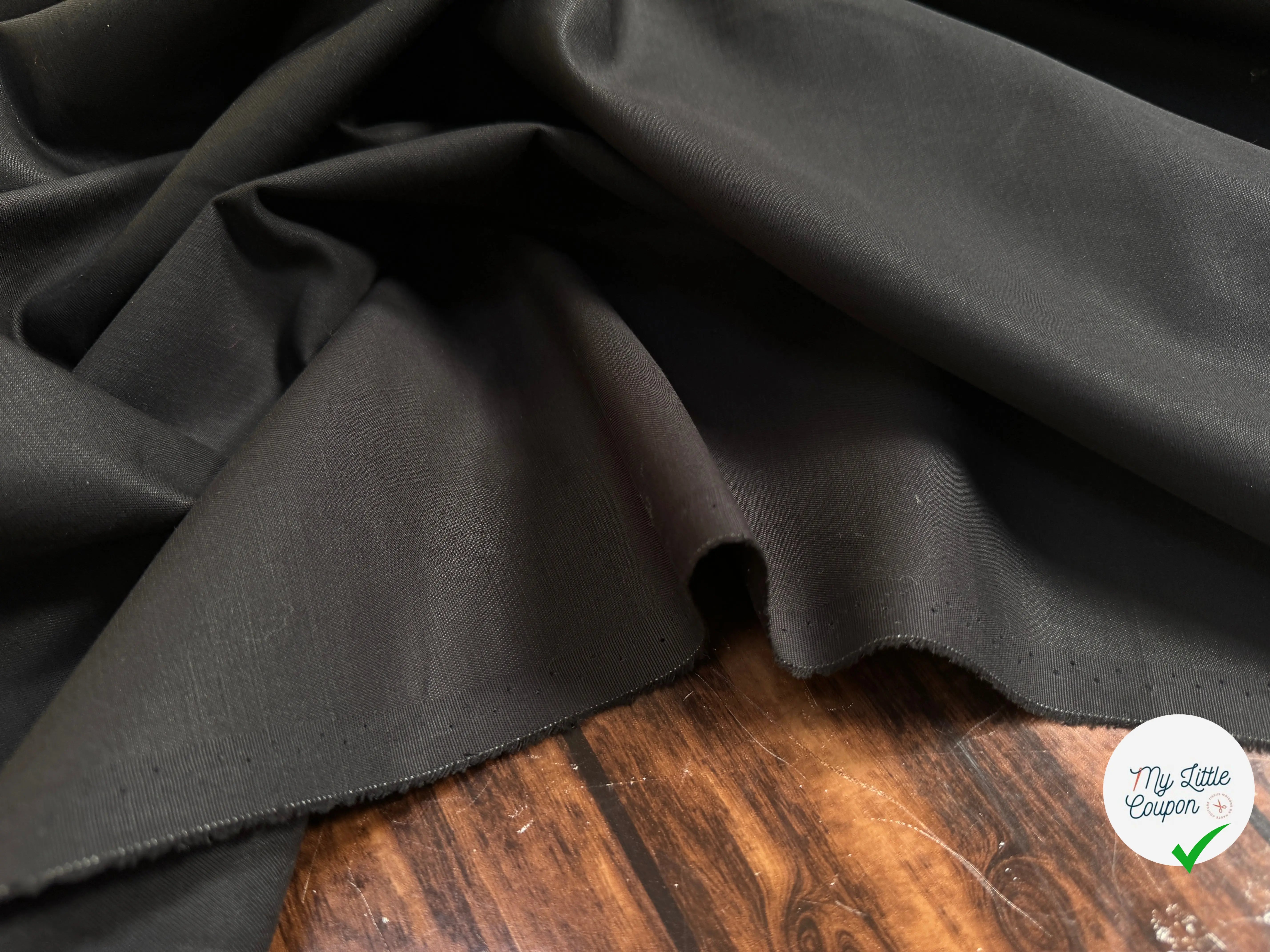 GABARDINE COTON LÉGÈREMENT BRILLANTE SUBLIMISSIME - My Little Coupon