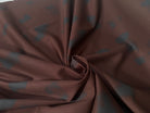 GABARDINE COTON STRECTH SUBLIME DE MARRON - My Little Coupon