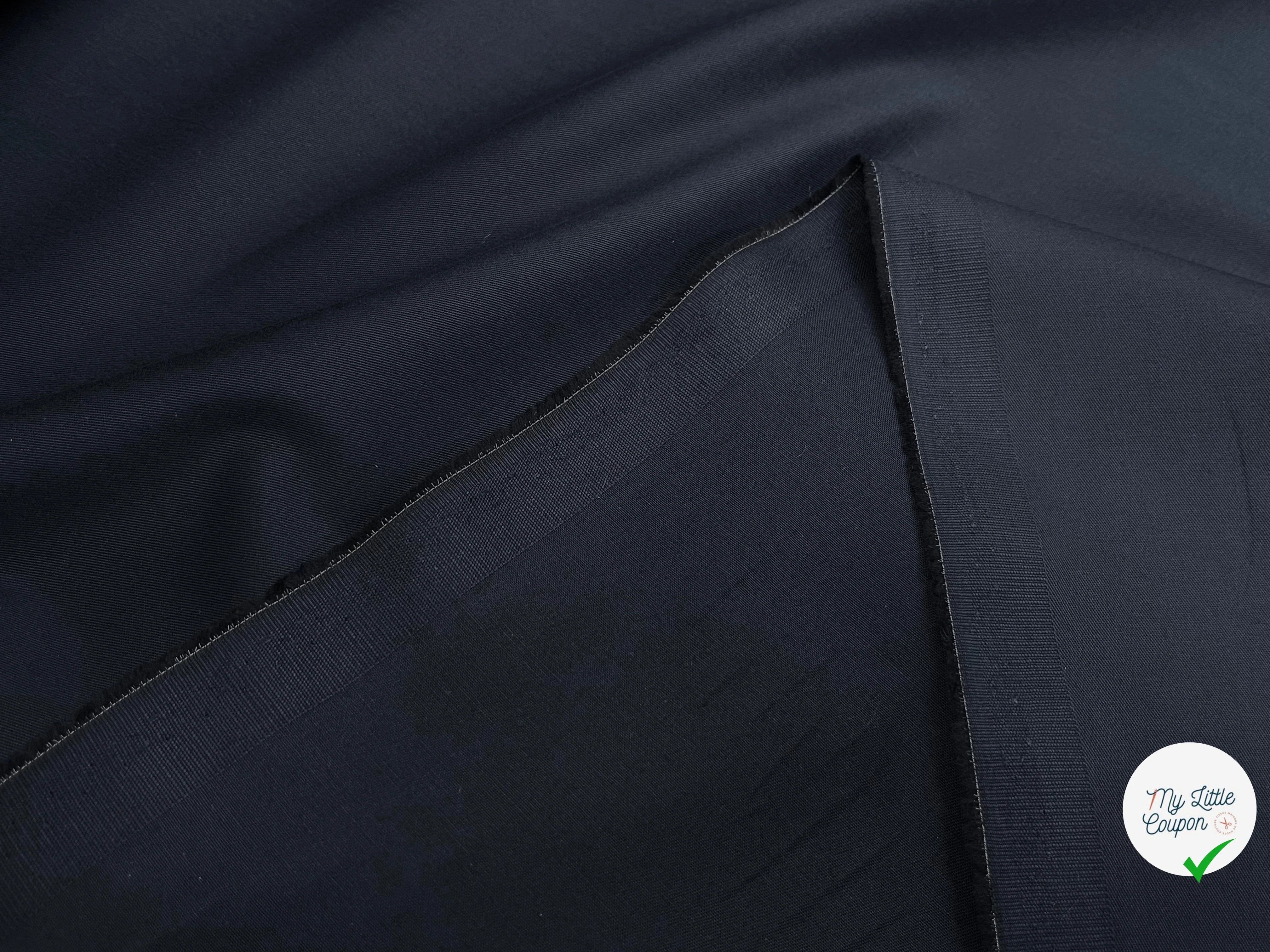 GABARDINE COTON STRETCH FINE MARINE COUTURE694 - My Little Coupon