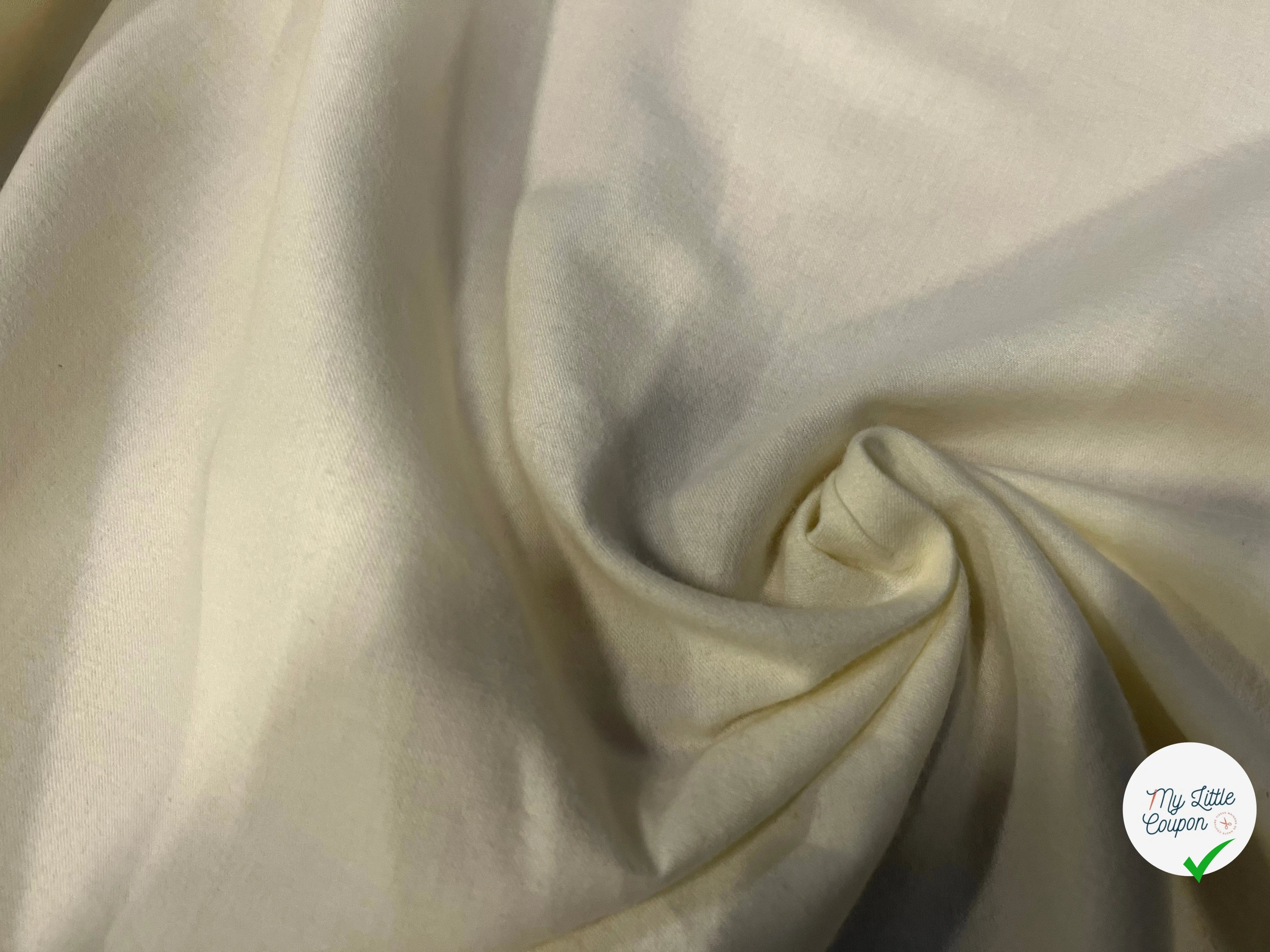 GABARDINE COTON SWEET ENVERS DOUX VANILLA - My Little Coupon