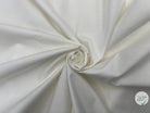 GABARDINE DE COTON BLANCHE ÉCRU LÉGÈRE - coupon de tissu de 3 mètres - My Little Coupon - tissu - coudre
