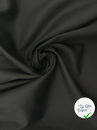 GABARDINE DE COTON ÉPAISSE NOIRE - coupon de tissu de 3 mètres - My Little Coupon - tissu - coudre