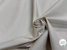 GABARDINE DE COTON FIN FINEMENT SERGÉE ET LÉGÈREMENT STRETCH CRAIE - My Little Coupon