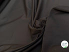 GABARDINE DE COTON FINE CHOCO MARRON LISSE ÉFFET CRAQUANT - My Little Coupon