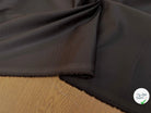 GABARDINE DE COTON FINE CHOCO MARRON LISSE ÉFFET CRAQUANT - My Little Coupon