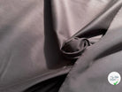 GABARDINE DE COTON FINE LÉGÈREMENT STRIÉE MARRON FONCÉ QUALITÉ COUTURE - My Little Coupon