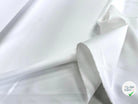 GABARDINE DE COTON FINE STRETCH BLANC OPTIQUE TRÈS BELLE AVEC ÉFFET GRATTÉ - My Little Coupon