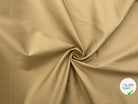 GABARDINE DE COTON FINEMENT SERGÉE CARAMEL - My Little Coupon - tissu - coudre