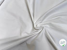 GABARDINE DE COTON FINEMENT SERGÉE STRETCH BLANC FINESSE - My Little Coupon