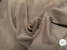 GABARDINE DE COTON GRATTÉE ULTRA BELLE CHOCO CARAMEL - My Little Coupon