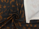 GABARDINE DE COTON IMPRIMÉE ONYX PAIN D'ÉPICE MSO