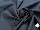 GABARDINE DE COTON LÉGÈREMENT SERGÉE DOUCE NAVY GRATTÉE - My Little Coupon