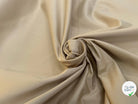 GABARDINE DE COTON LÉGÈREMENT SERGÉE TRÈS BELLE TENUE BEIGE FONCÉ - My Little Coupon