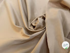 GABARDINE DE COTON LÉGÈREMENT SERGÉE TRÈS BELLE TENUE BEIGE FONCÉ - My Little Coupon