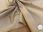 GABARDINE DE COTON LÉGÈREMENT SERGÉE TRÈS BELLE TENUE BEIGE FONCÉ - My Little Coupon
