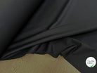 GABARDINE DE COTON LOURDE SATINÉE TENUE REMARQUABLE NOIR - My Little Coupon