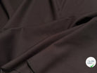 GABARDINE DE COTON LOURDE SERGÉE BELLE TENUE BROWN - My Little Coupon