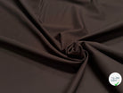 GABARDINE DE COTON LOURDE SERGÉE BELLE TENUE BROWN - My Little Coupon