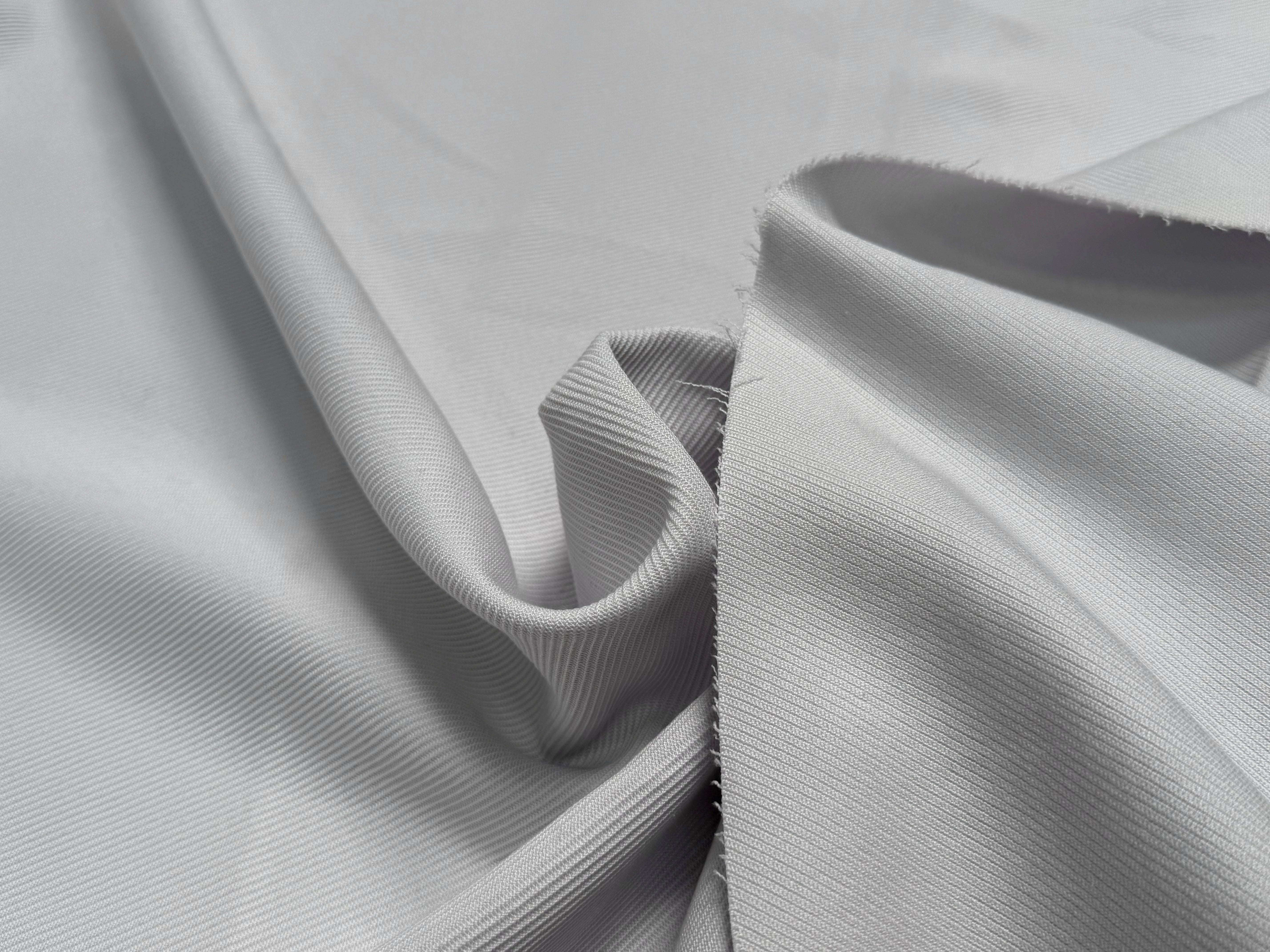 GABARDINE DE COTON LOURDE STRIÉE SUPERBE TENUE MIST - My Little Coupon