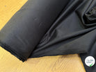 GABARDINE DE COTON NOIR FINEMENT SERGÉE NATURELLE STRETCH - My Little Coupon