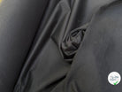 GABARDINE DE COTON NOIR FINEMENT SERGÉE NATURELLE STRETCH - My Little Coupon