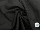 GABARDINE DE COTON NOIR TRÉS FINEMENT SERGÉE - My Little Coupon - tissu - coudre