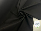 GABARDINE DE COTON NOIRE FINEMENT SERGÉ ENVERS PEACH MSO