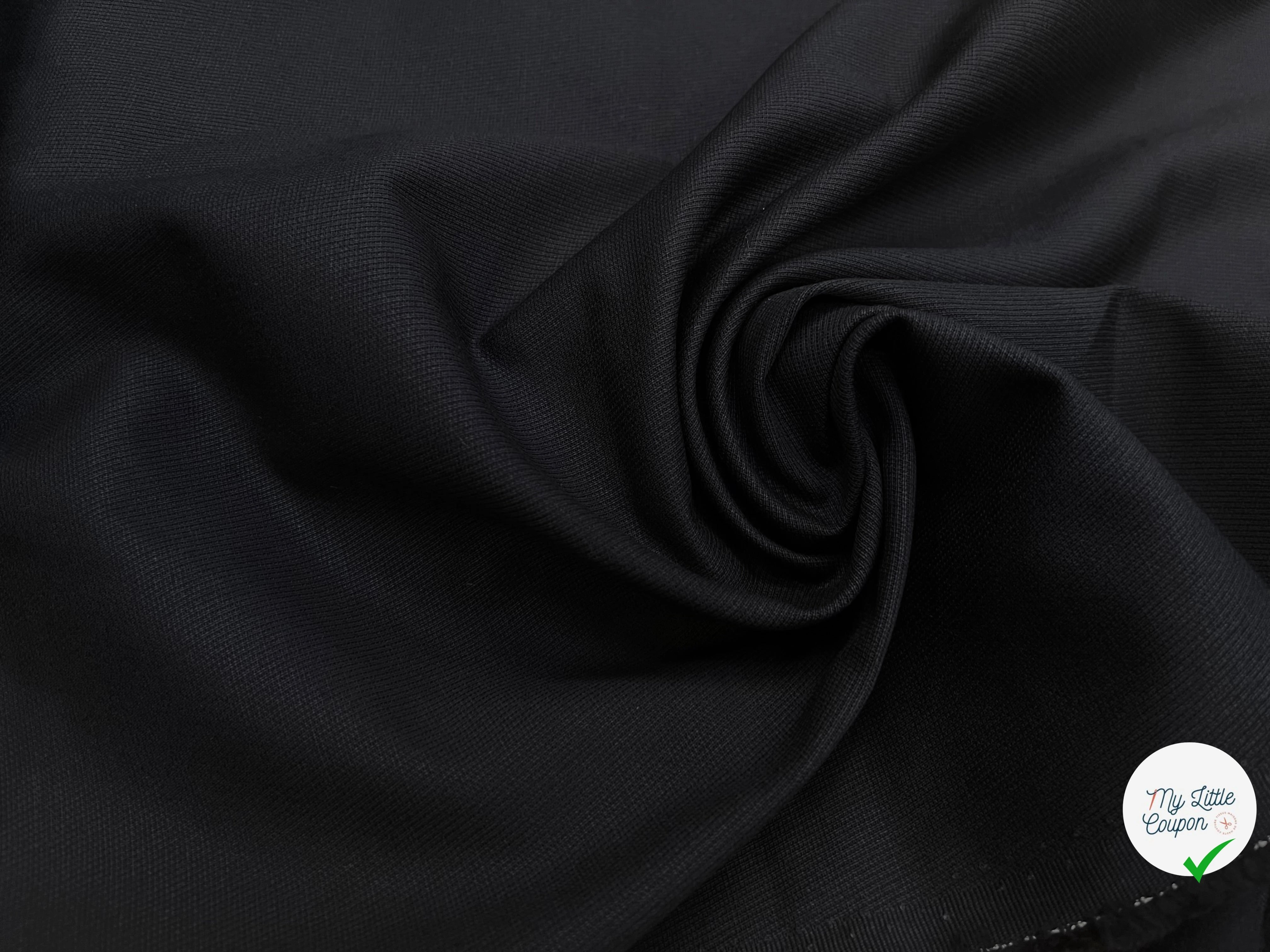 GABARDINE DE COTON NUIT AVEC UNE FACE DUVETEUX - My Little Coupon